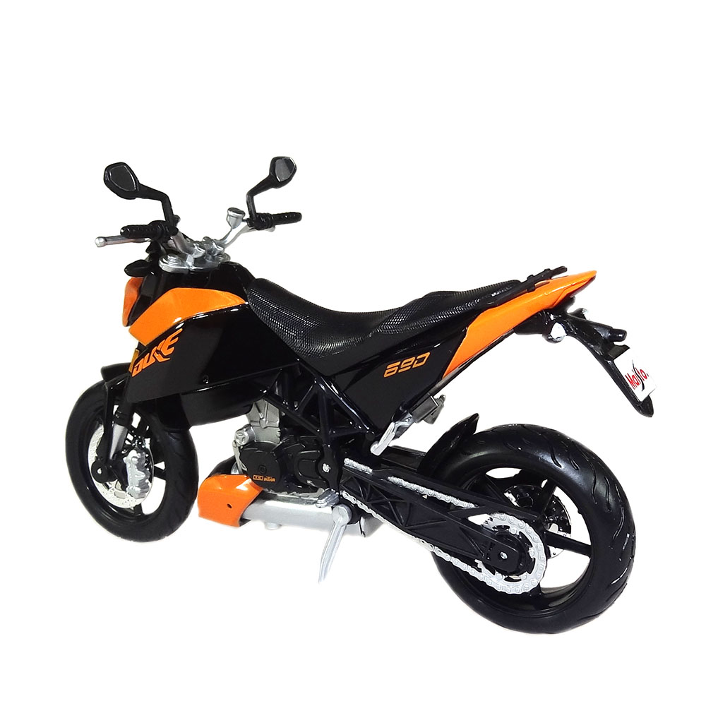 Miniatura Ktm 690 Duke Preto Maisto 1/12 - Imagem 3