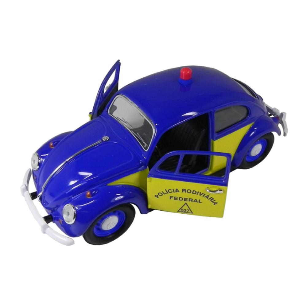 Miniatura Fusca Polícia Rodoviária 1967 California 1/24 - Imagem 3