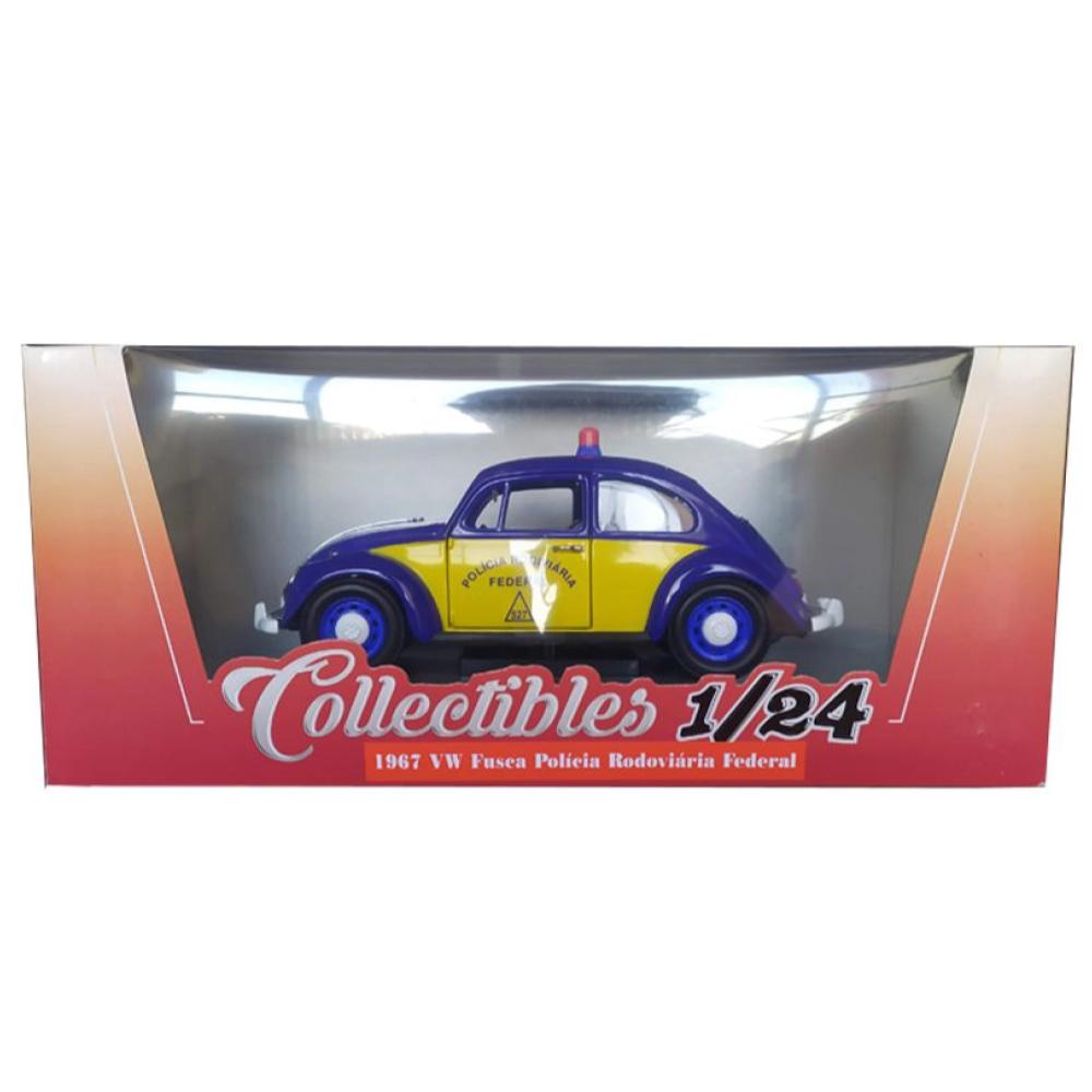 Miniatura Fusca Polícia Rodoviária 1967 California 1/24 - Imagem 4