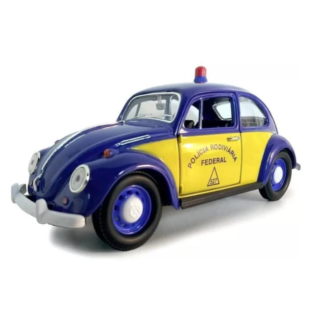 Miniatura Fusca Polícia Rodoviária 1967 California 1/24