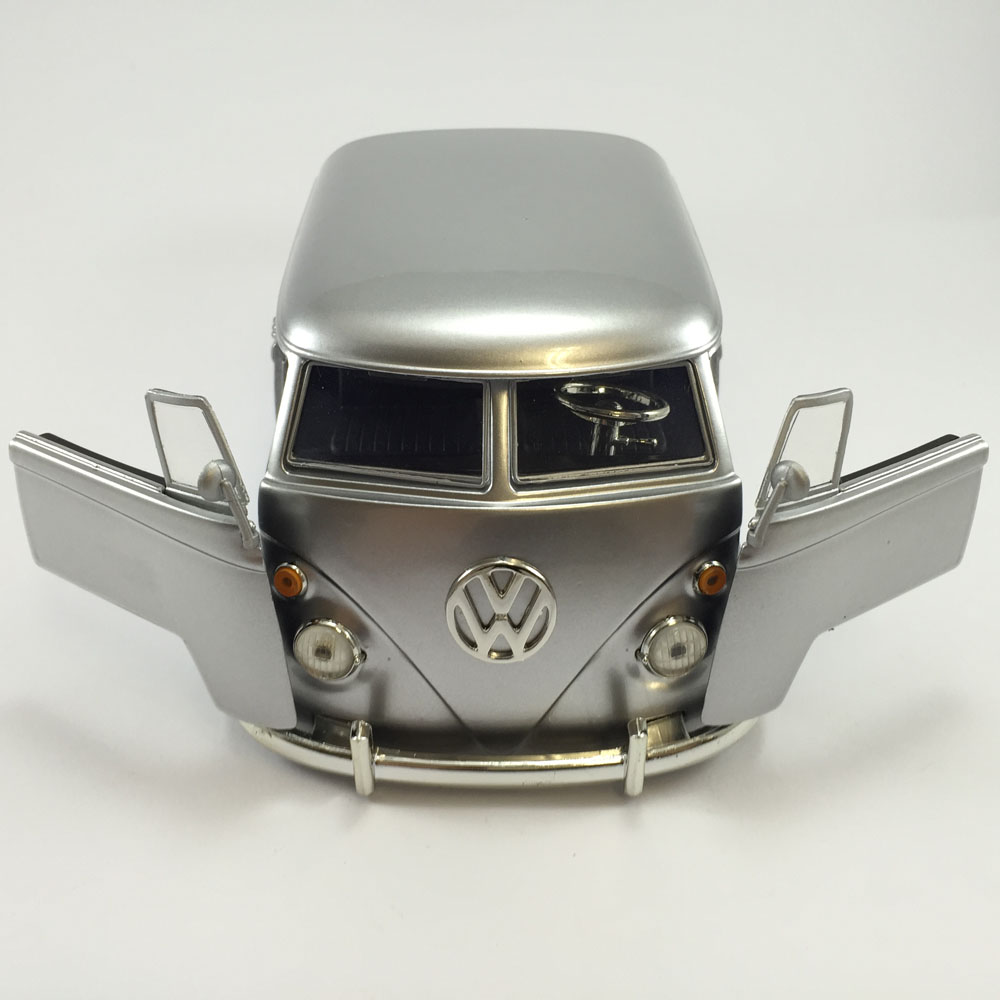 Miniatura Volkswagen Kombi Bus Pickup 1963 Prata Jada 1/24 - Imagem 5