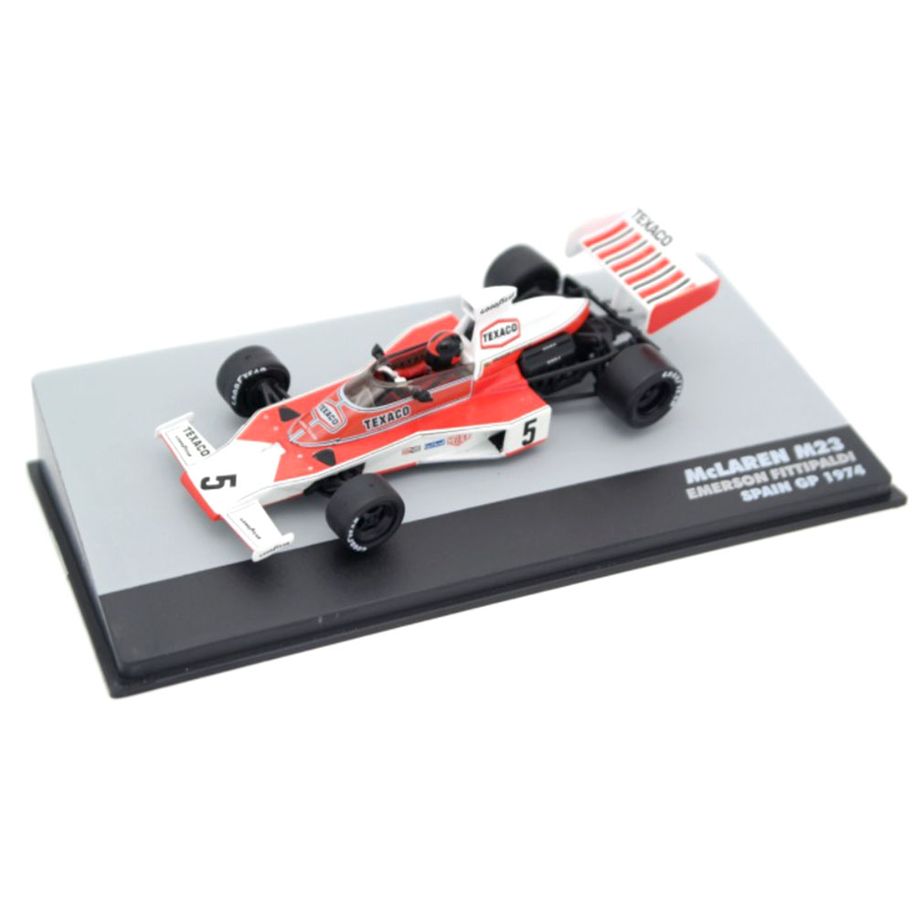 Miniatura F1 Mclaren M23 Emerson Fittipaldi GP1974 C/Defeito