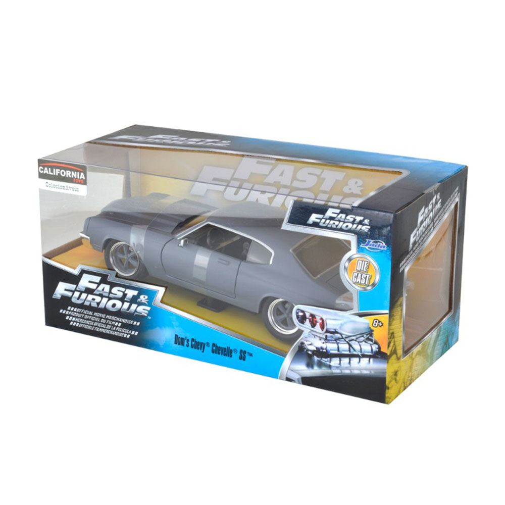 Miniatura Chevelle Ss Velozes e Furiosos 1970 Cinza 1/24 - Imagem 4