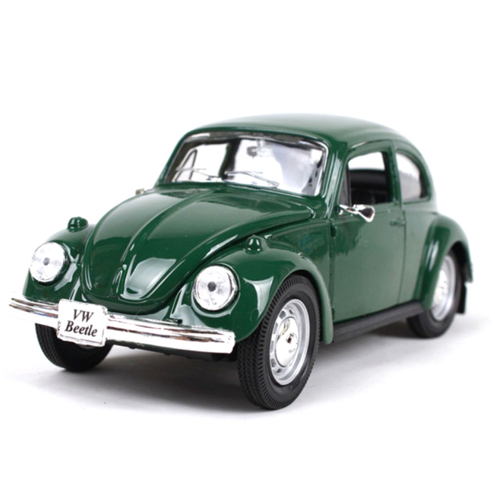 Miniatura Volkswagen Fusca Beetle Verde Maisto 1/24