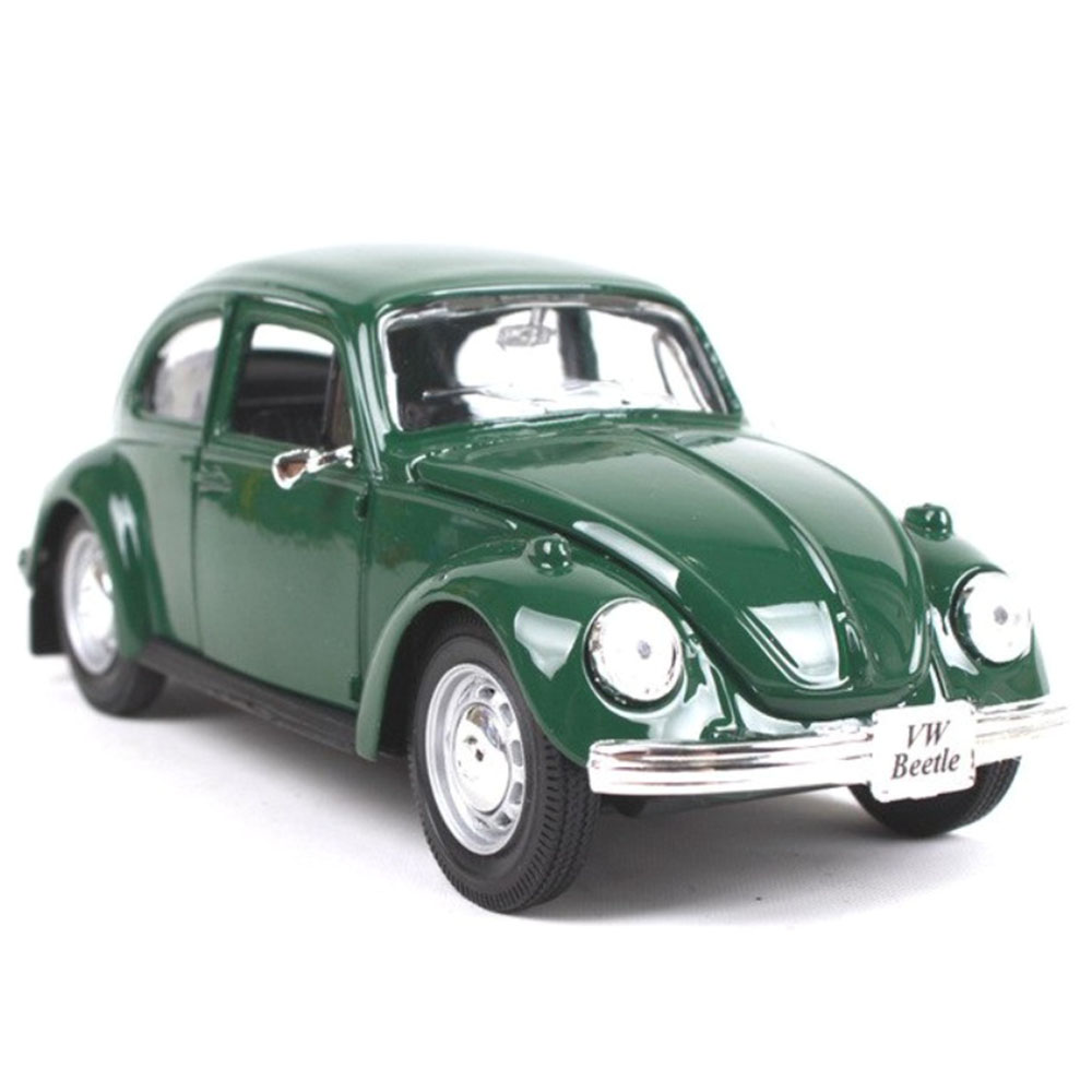 Miniatura Volkswagen Fusca Beetle Verde Maisto 1/24 - Imagem 3