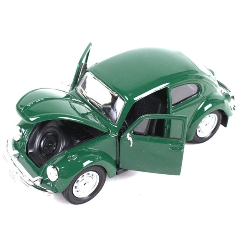 Miniatura Volkswagen Fusca Beetle Verde Maisto 1/24 - Imagem 4