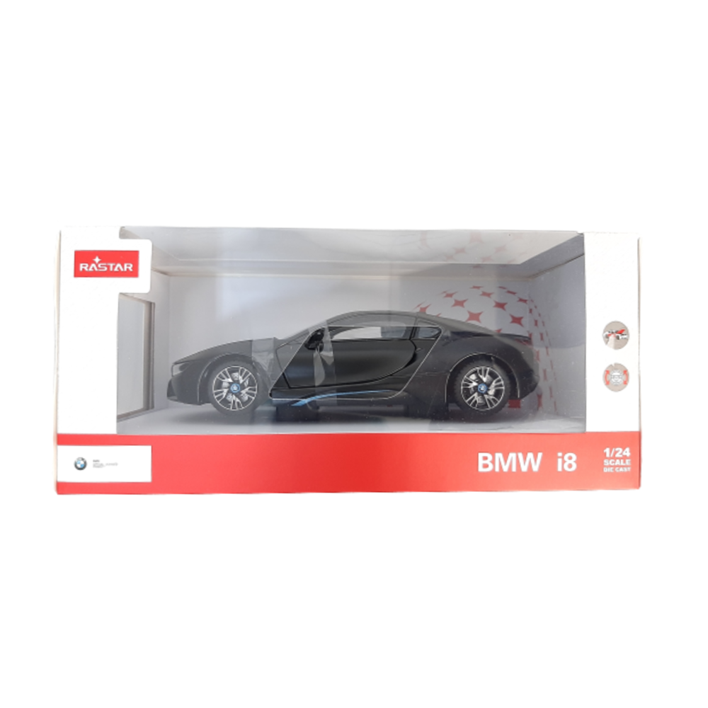 Miniatura Bmw i8 Preto Rastar 1/24 - Imagem 4