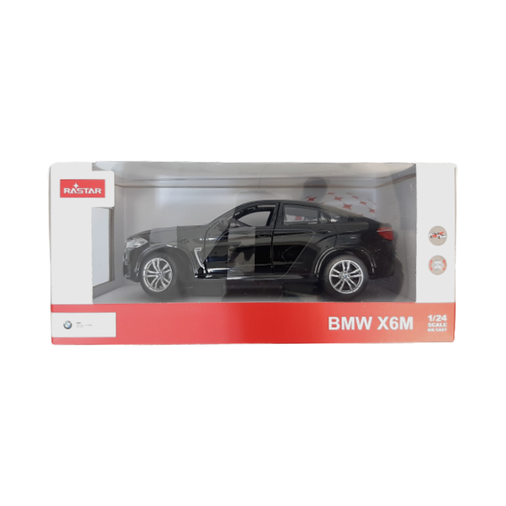 Miniatura Bmw X6M Preto Rastar 1/24 - Imagem 4
