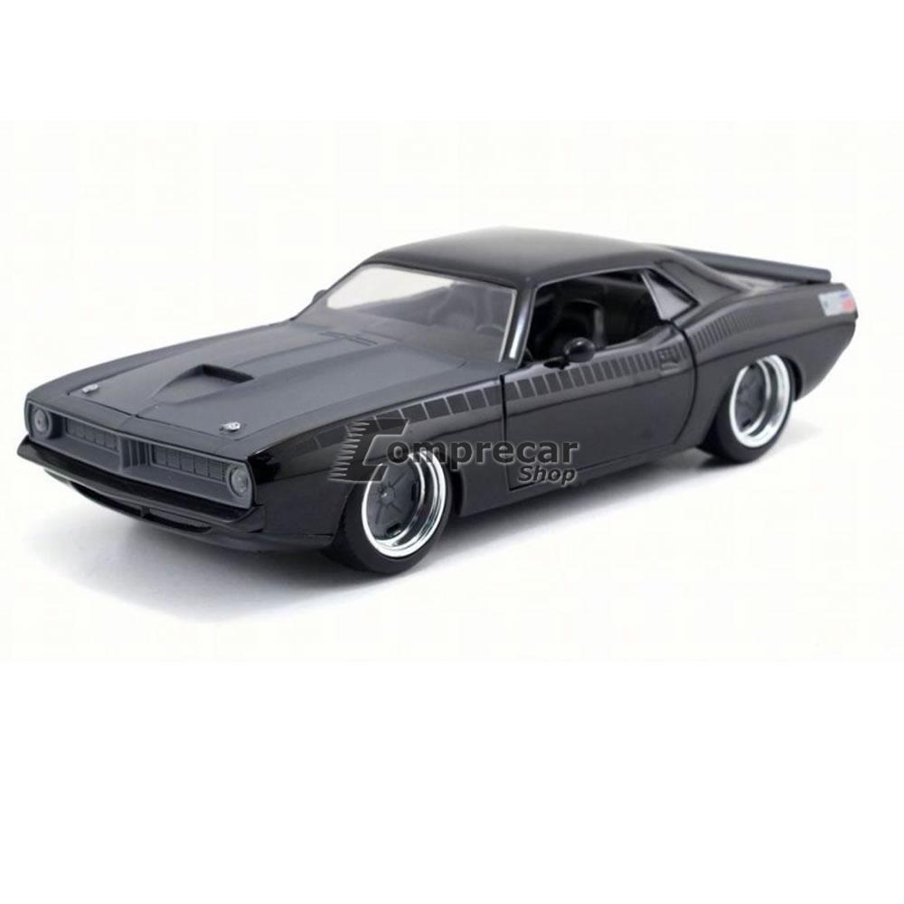 Miniatura Plymouth Barracuda Velozes e Furiosos 7 1/24