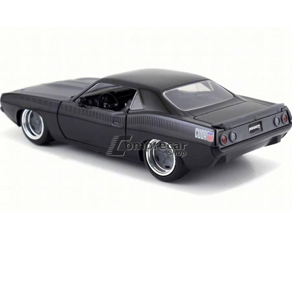 Miniatura Plymouth Barracuda Velozes e Furiosos 7 1/24 - Imagem 4