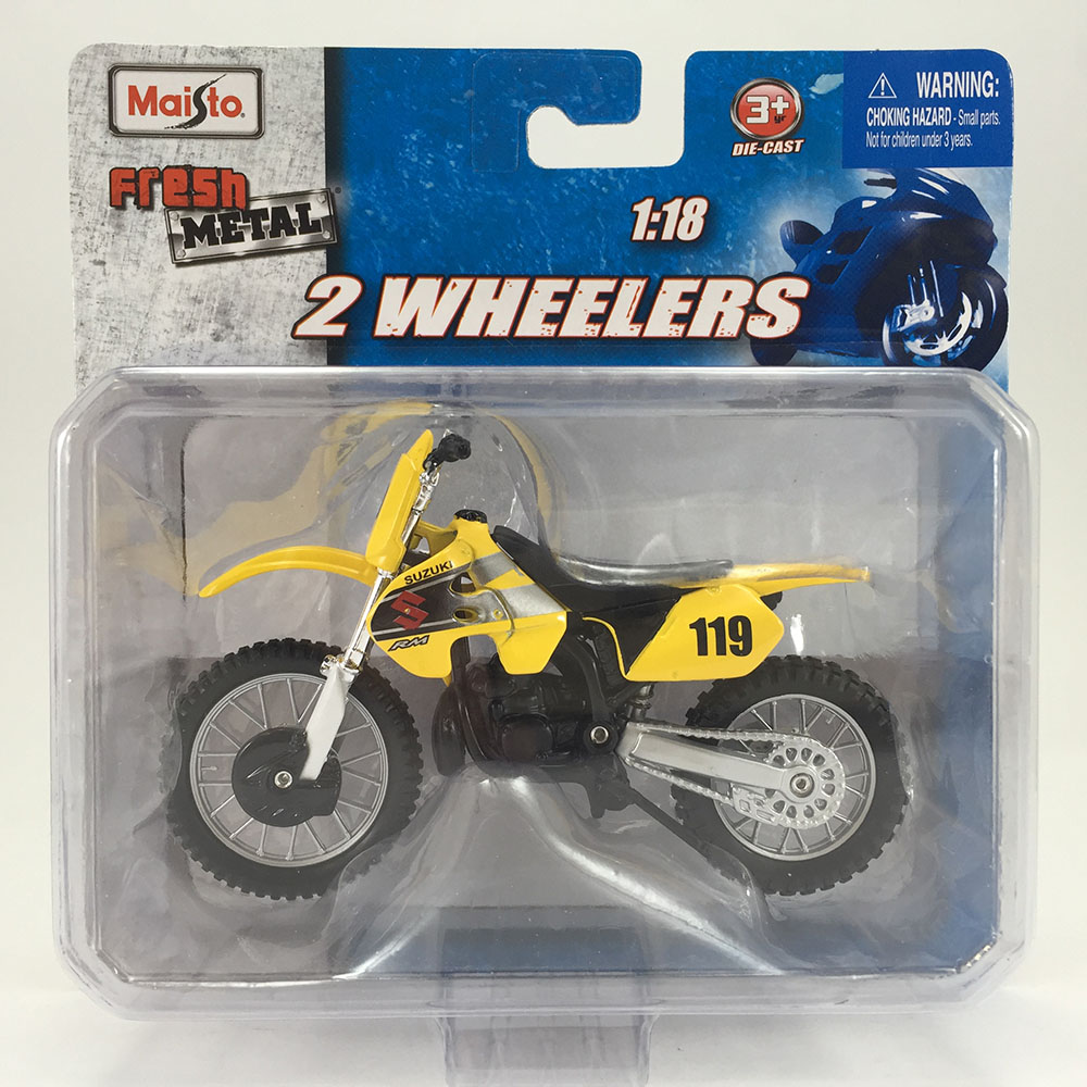 Suzuki RM 250 Moto de Trilha 1:18 Maisto - Imagem 2