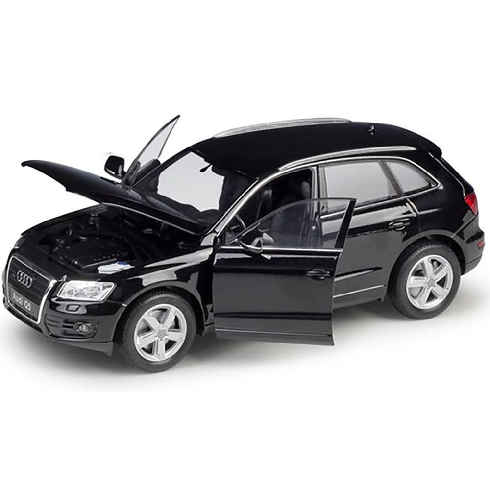 Miniatura Audi Q5 2008 Preto Welly 1/24 - Imagem 3