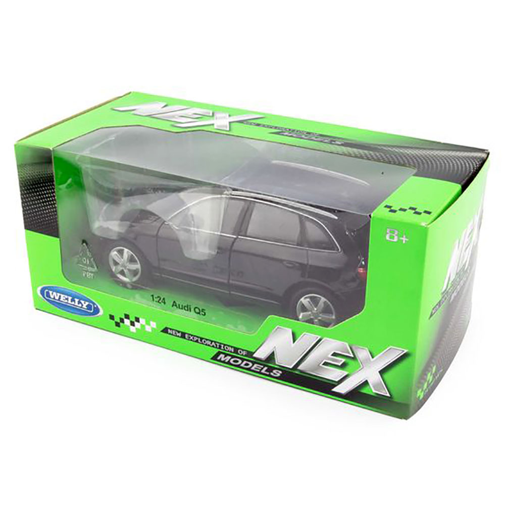 Miniatura Audi Q5 2008 Preto Welly 1/24 - Imagem 4