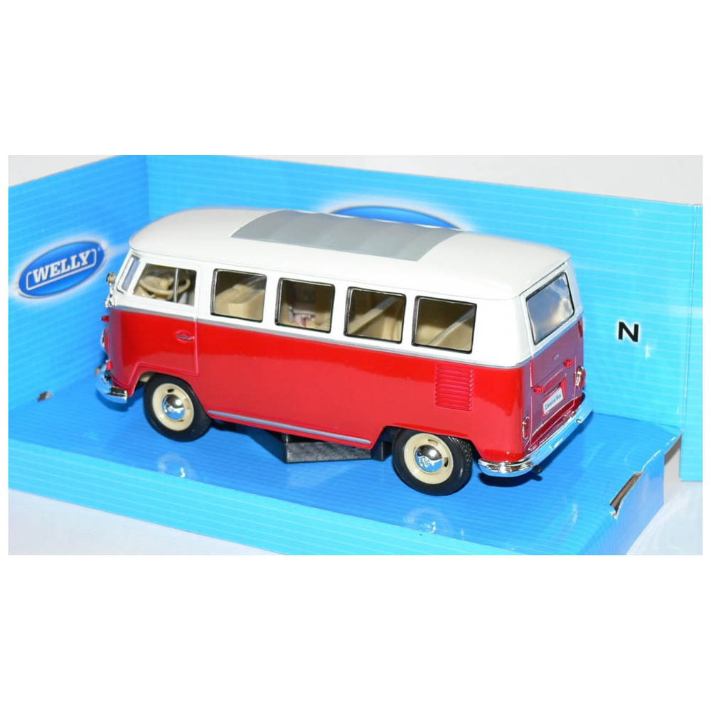 1962 Volkswagen Classical Bus (kombi) 1:18 Welly - Imagem 3