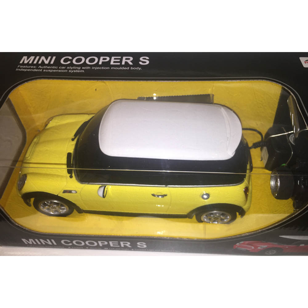 Mini Cooper S Controle Remoto 1:14 CKS Amarelo - Imagem 3
