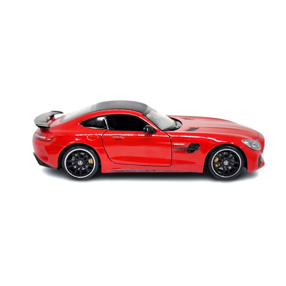 Miniatura Mercedes-Benz AMG GT-R Vermelho Welly 1/24 - Imagem 5