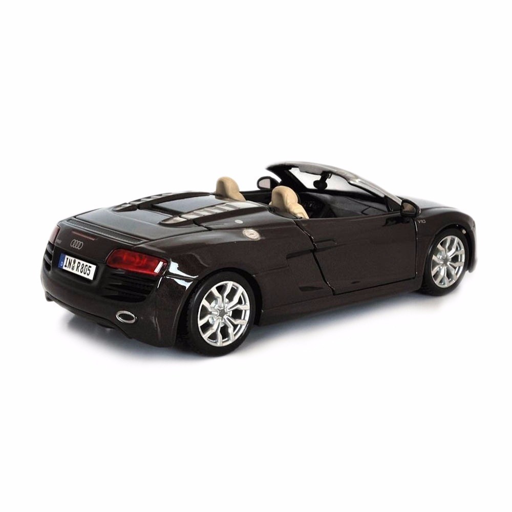 Miniatura Audi R8 Spyder V10 Marrom Maisto 1/24 - Imagem 2