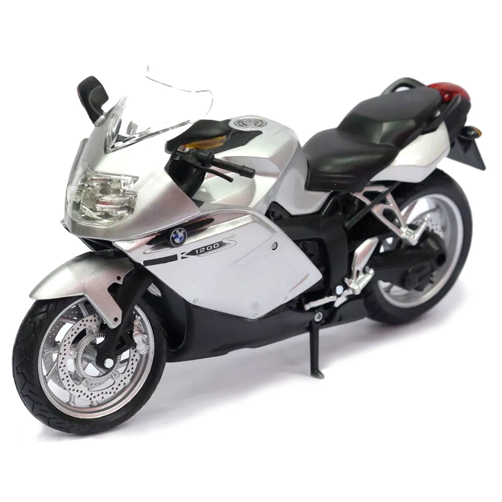 Miniatura Bmw K1200s Prata Automax 1/12