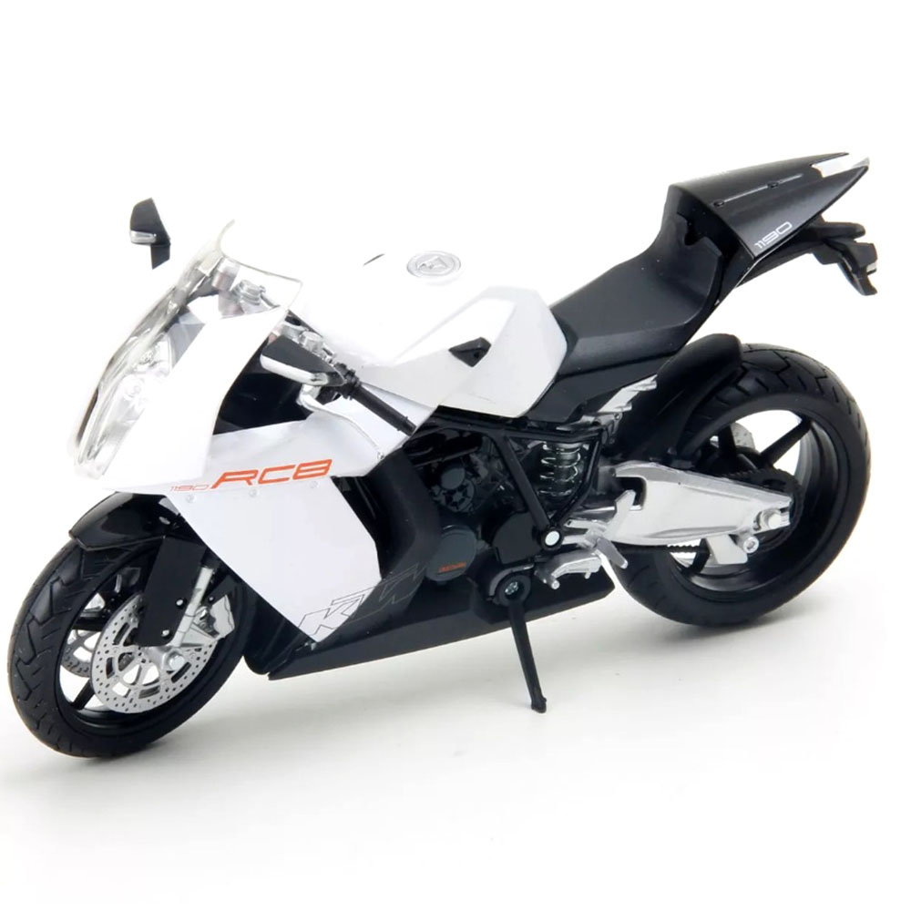 Miniatura Ktm RC8 Branca Automax 1/12