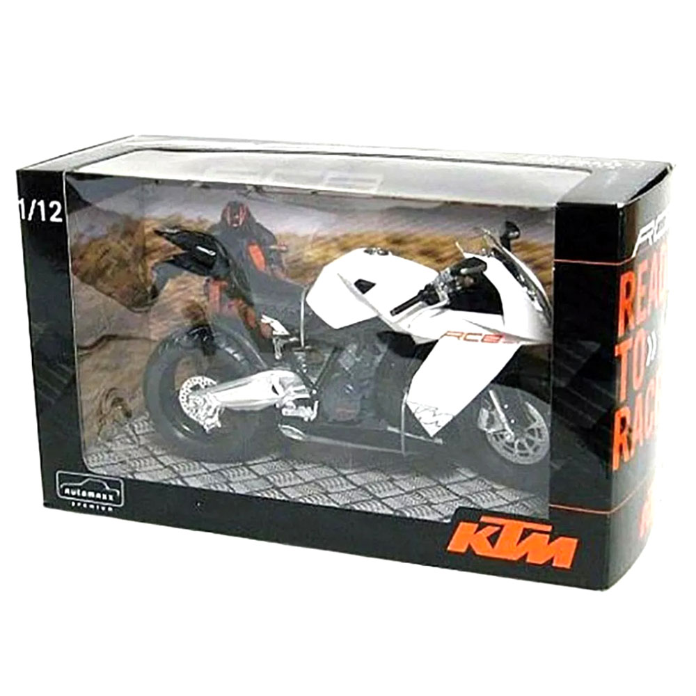 Miniatura Ktm RC8 Branca Automax 1/12 - Imagem 2