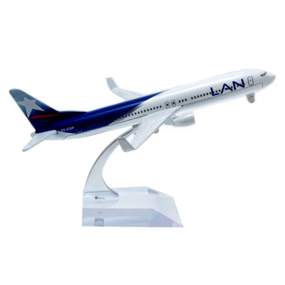 Miniatura Avião Comercial Boeing 737 Lan Chile - Imagem 2
