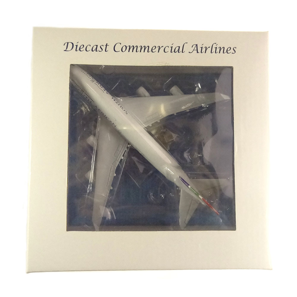 Miniatura Avião Comercial Boeing 747 South African - Imagem 3