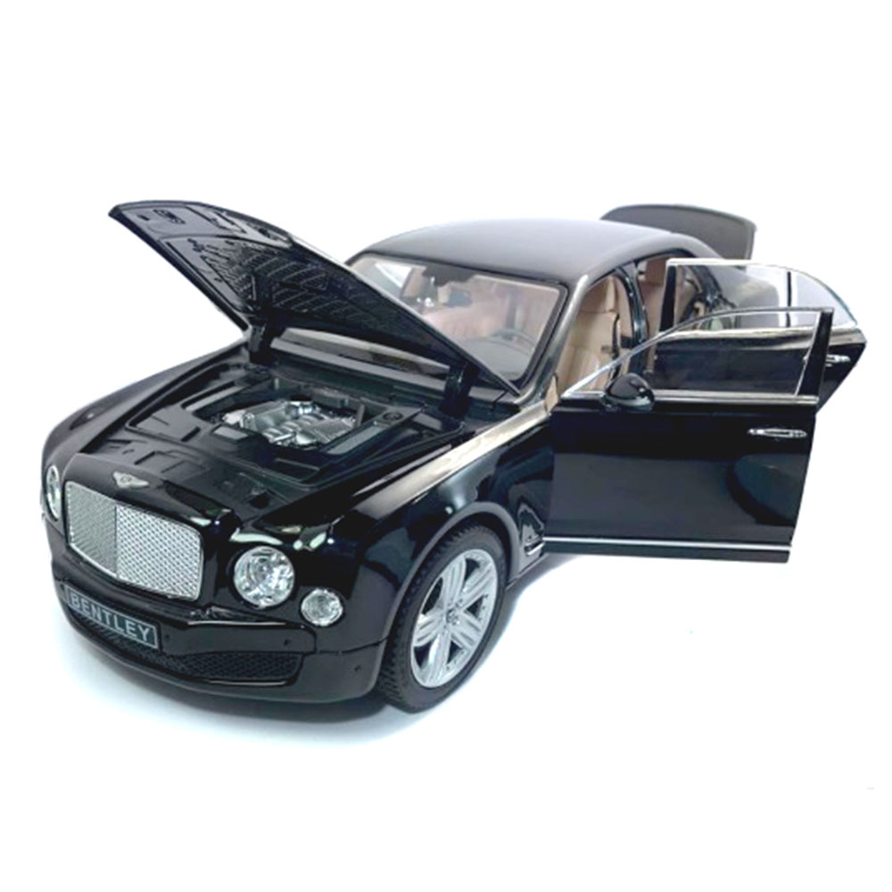 Miniatura Bentley Mulsanne Preto Rastar 1/18
