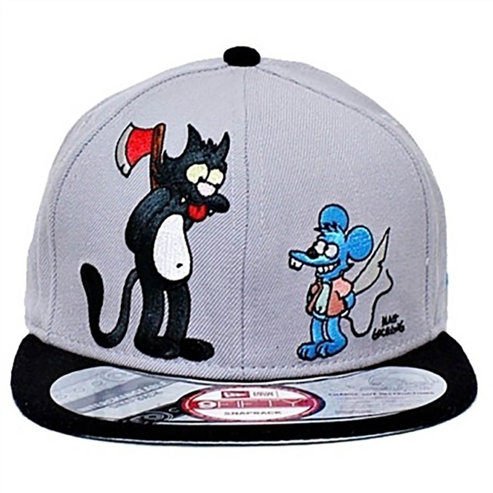 Boné The Simpsons Comichão e Coçadinha Cinza/Preto New Era - Imagem 3