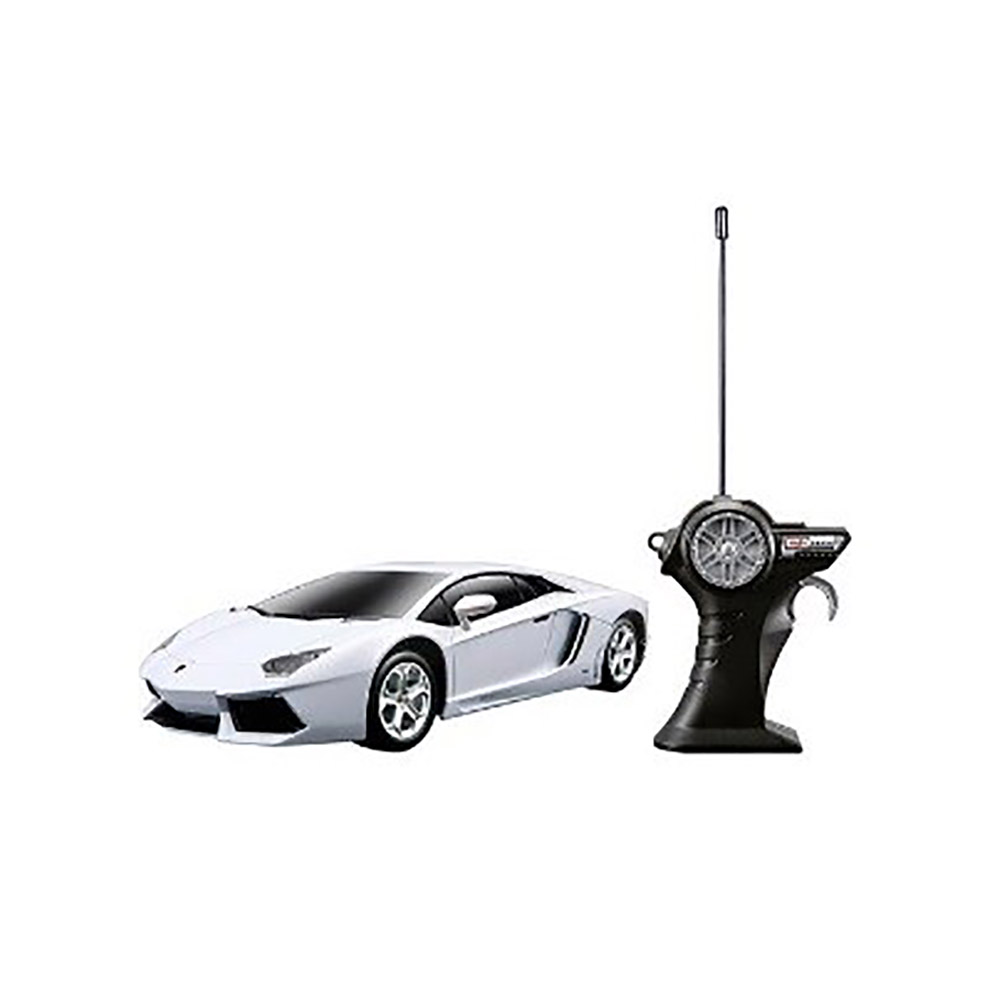 Lamborghini Aventador LP700-4 Controle Remoto 1:24 Maisto Branco - Imagem 2