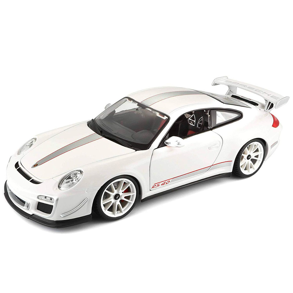 Miniatura Porsche 911 GT3 RS 4.0 Branco Bburago 1/18