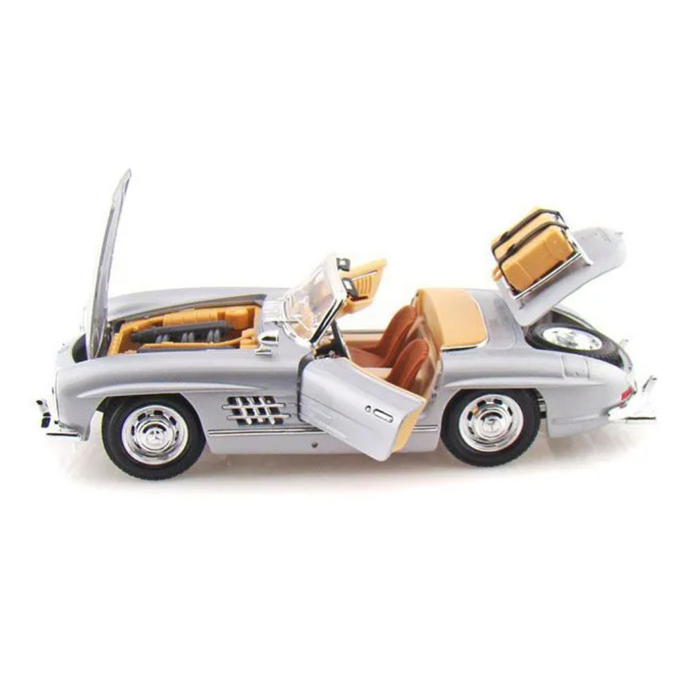 Miniatura Mercedes Benz 300 Sl Touring 1957 Prata 1/18 - Imagem 3