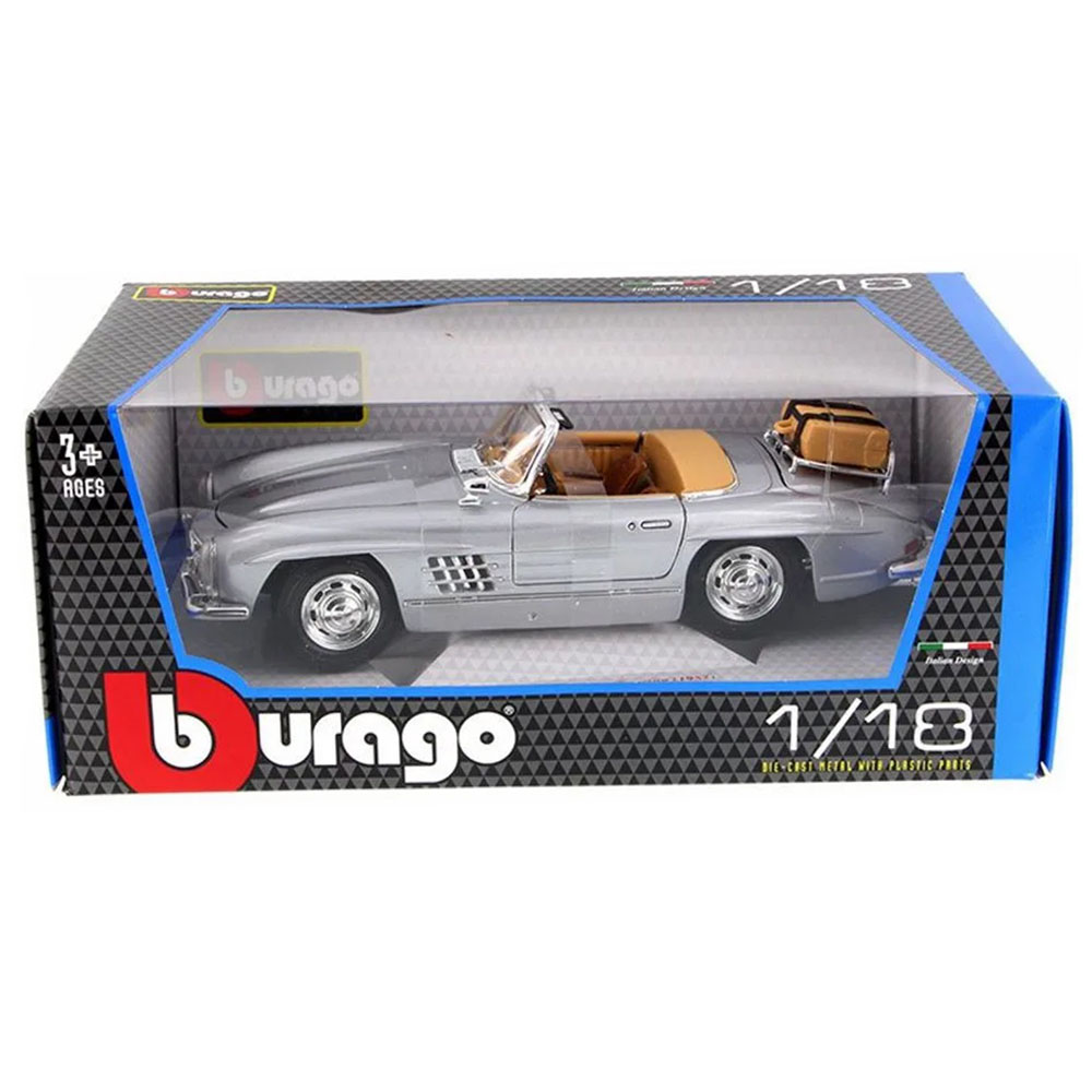 Miniatura Mercedes Benz 300 Sl Touring 1957 Prata 1/18 - Imagem 4