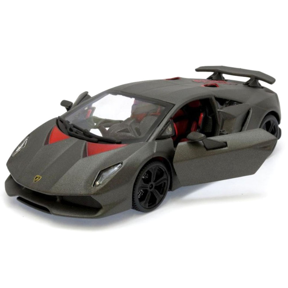 Miniatura Lamborghini Sesto Elemento Cinza Bburago 1/24 - Imagem 3