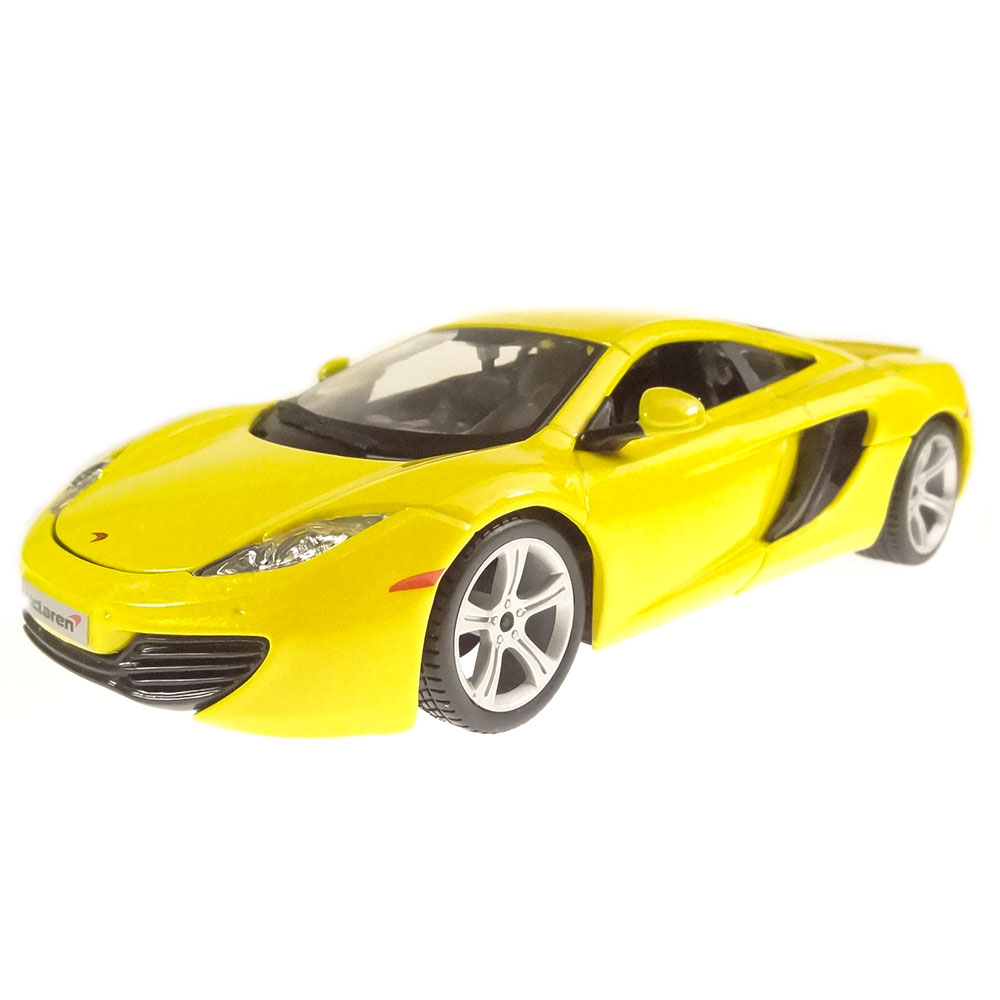 Miniatura Mclaren 12c Amarelo Bburago 1/24