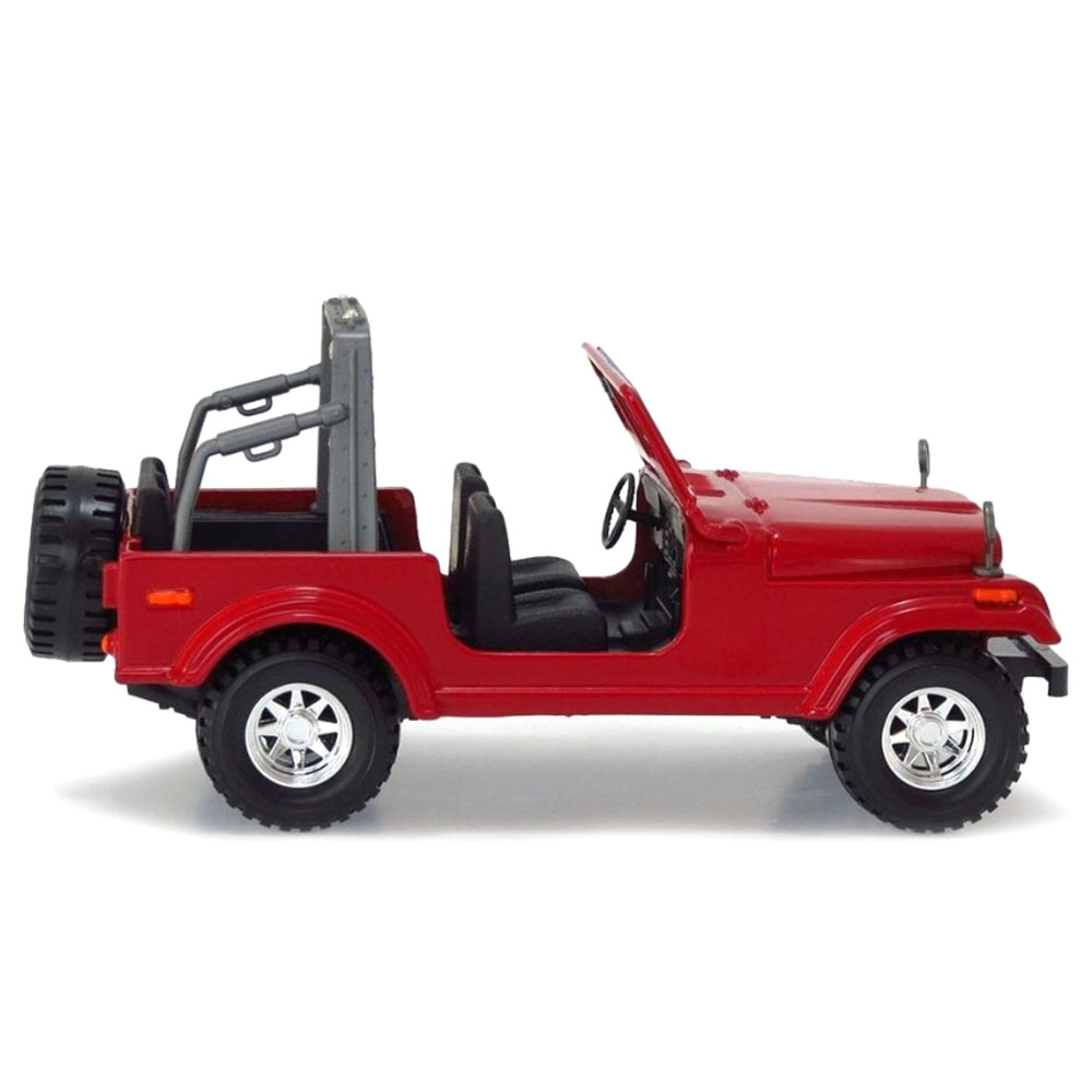 Miniatura Jeep Wrangler Vermelho Bburago 1/24 - Imagem 2