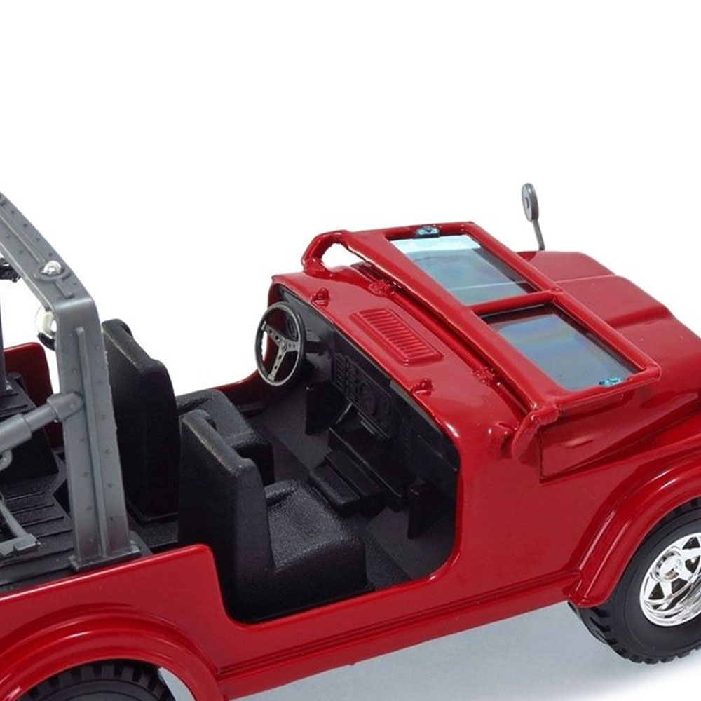 Miniatura Jeep Wrangler Vermelho Bburago 1/24 - Imagem 3