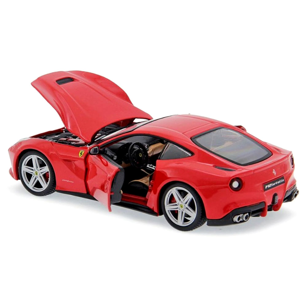 Miniatura Ferrari F12 Berlinetta Vermelho Bburago 1/24 - Imagem 3
