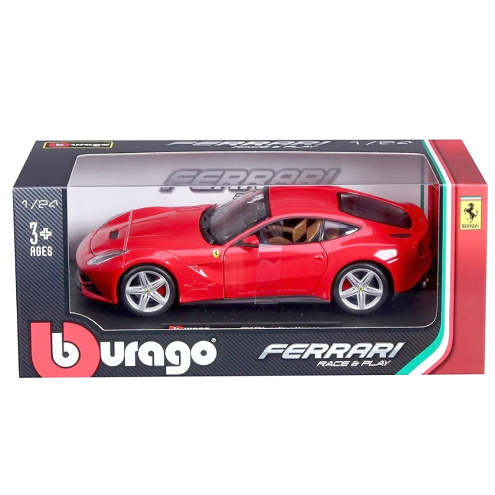 Miniatura Ferrari F12 Berlinetta Vermelho Bburago 1/24 - Imagem 4
