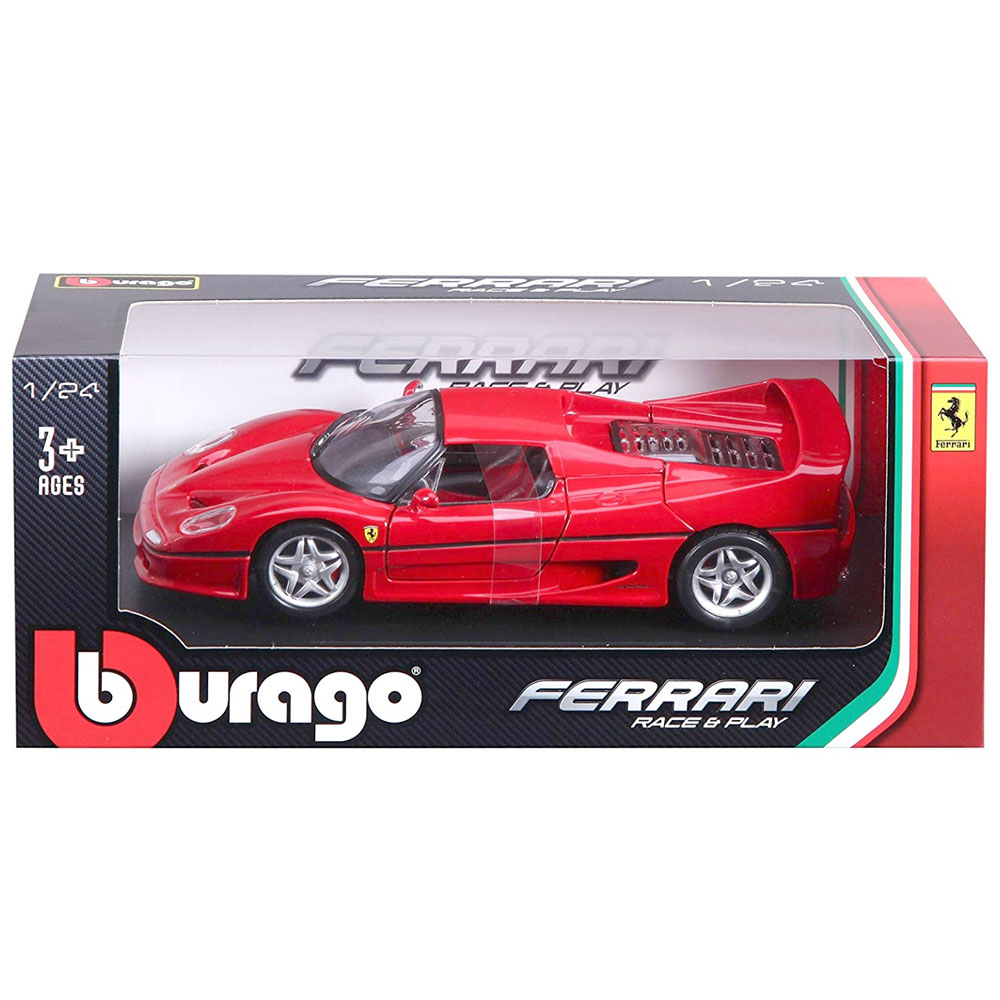Miniatura Ferrari F50 Vermelho Bburago 1/24 - Imagem 4