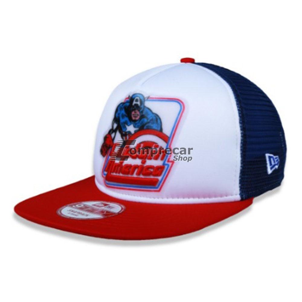 Boné Capitão América Marvel 950 New Era