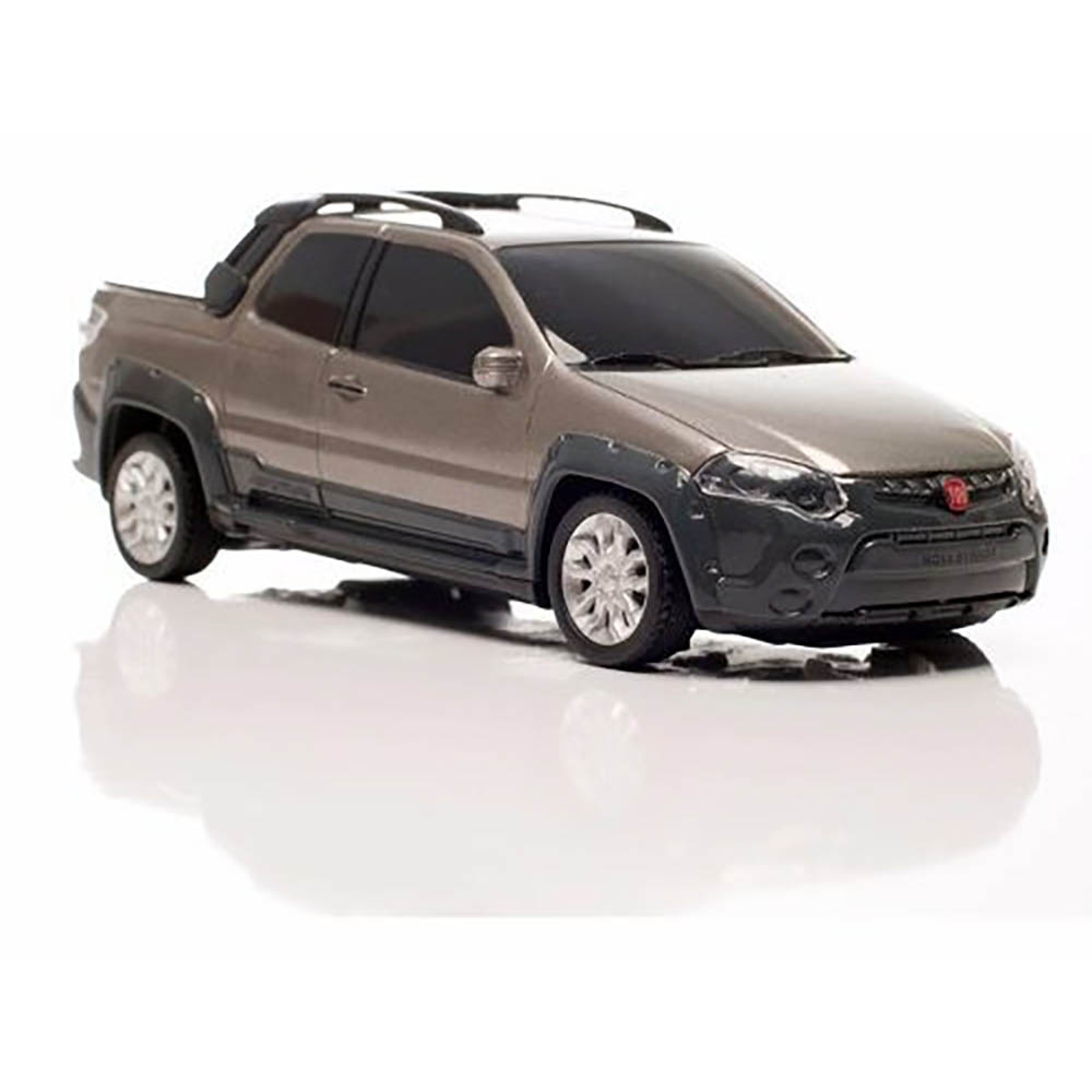 Fiat Strada Adventure Controle Remoto Champagne 1:24 Cks - Imagem 3