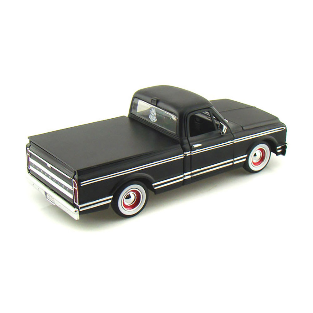Miniatura Chevy Cheyenne 1972 Preto Jada Toys 1/24 - Imagem 2