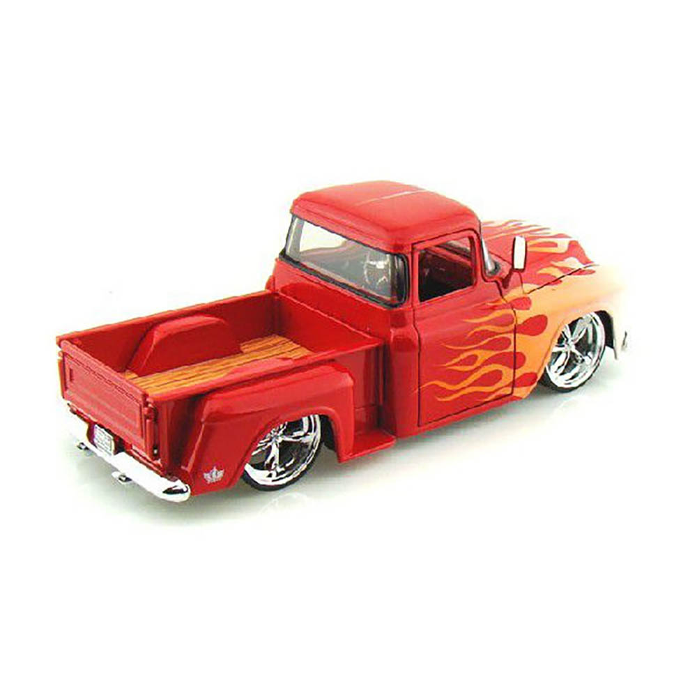 1955 Chevy Stepside 1:24 Jada Toys vermelho fogo - Imagem 2