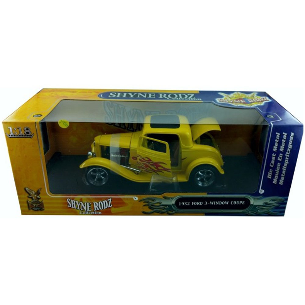 1932 Ford 3-Window Coupe 1:18 Yat Ming Shyne Rodz - Imagem 6