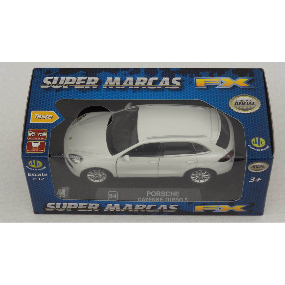 Porsche Cayenne Turbo 1:32 Super Marcas Fx branco - Imagem 2