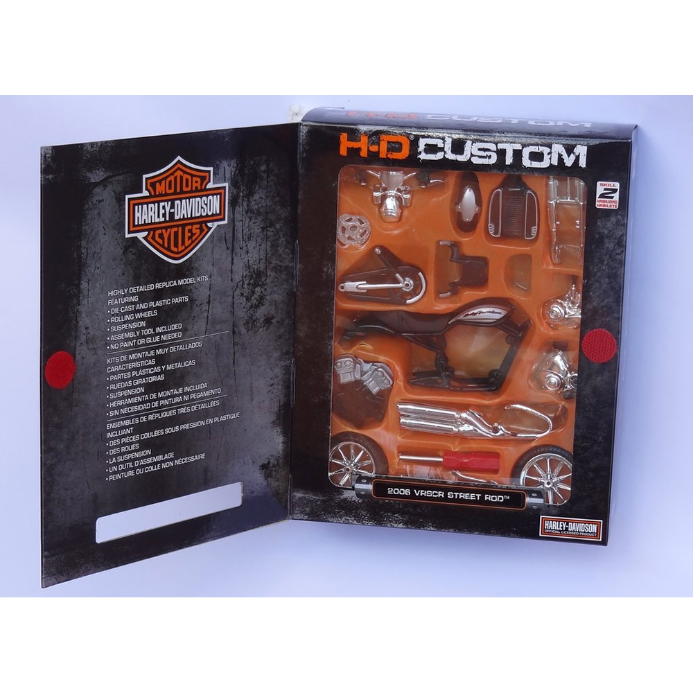 Kit para montar Harley Davidson 2006 VRSCR Street Rod 1:18 Maisto - Imagem 2