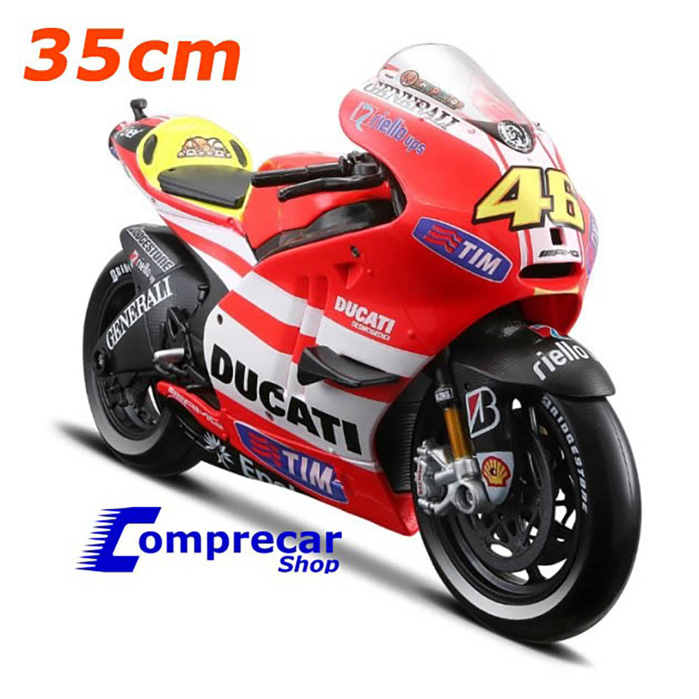 Miniatura Ducati Desmosedici 2011 V Rossi Maisto 35 Cm 1/6