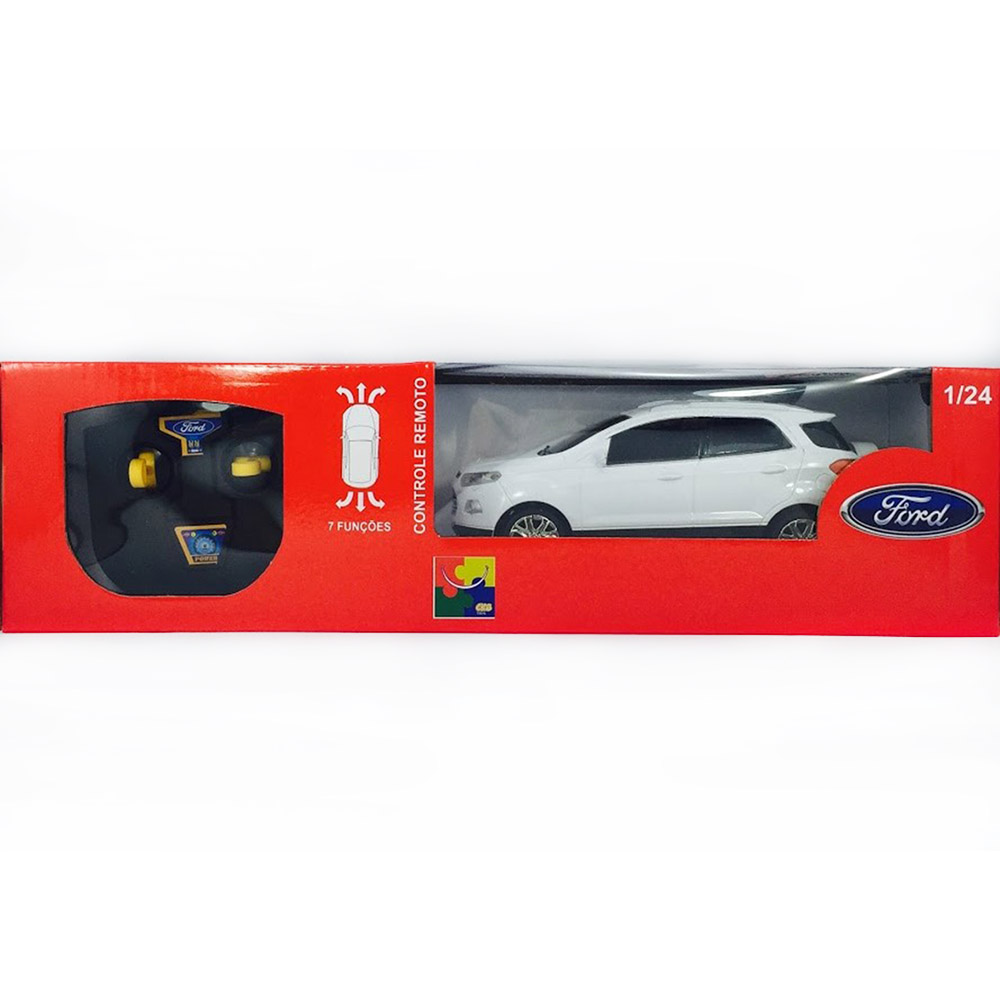Ford Ecosport Controle Remoto 1:24 CKS Branco - Imagem 6