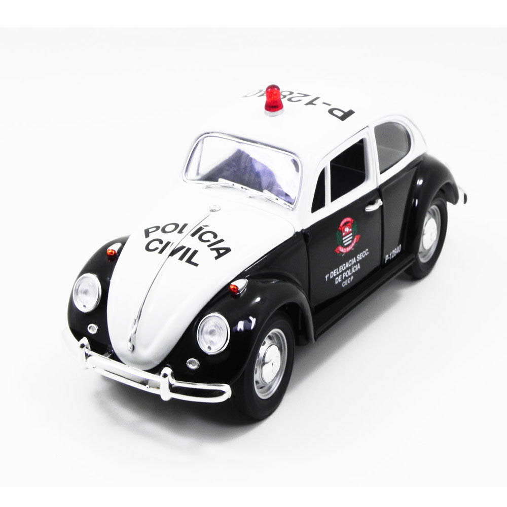 1967 Volkswagen Fusca Polícia Civil São Paulo 1:18