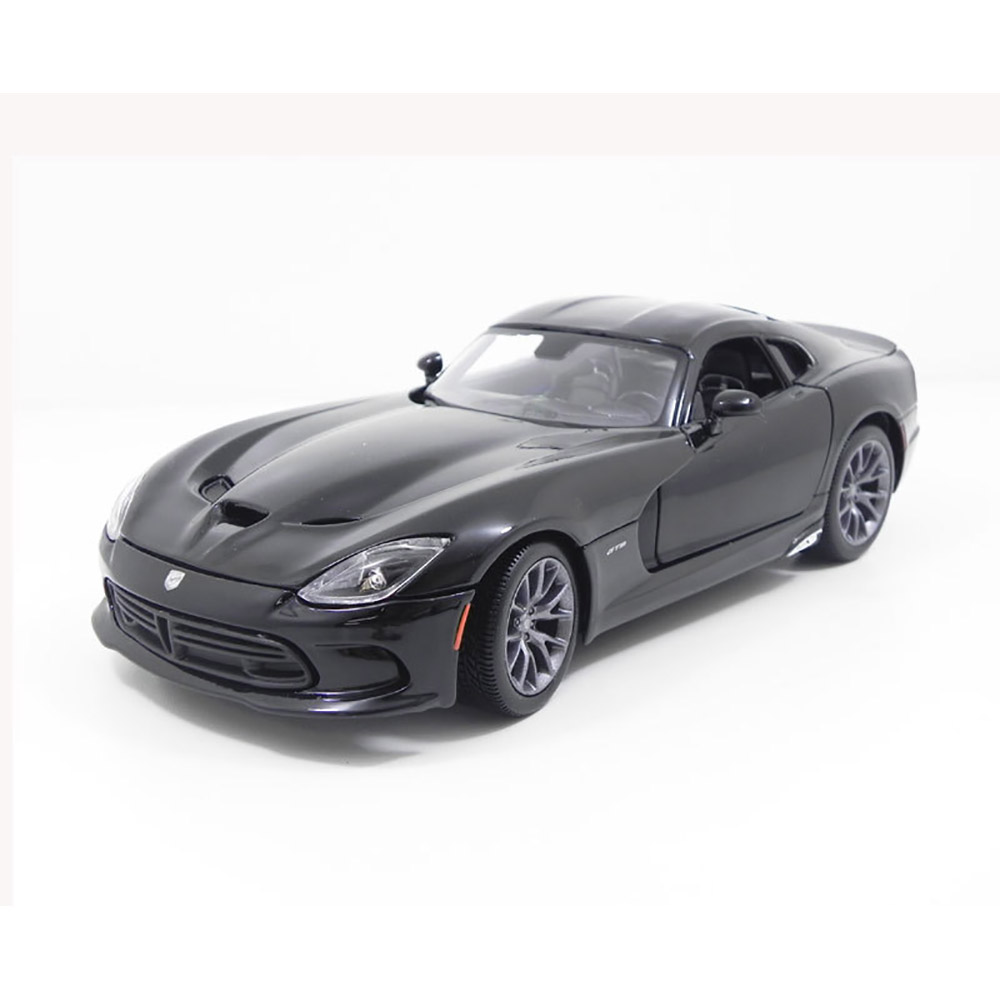 Miniatura SRT Viper GTS 2013 Preto Maisto 1/18